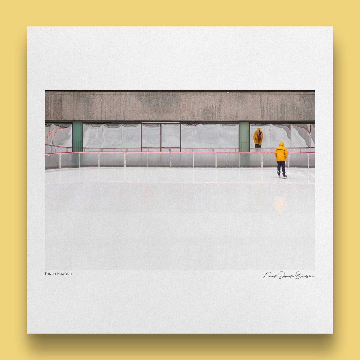 Portrait Photograph By Vincent Dupont-Blackshaw, 20 X 20", Frozen, Original Artwork