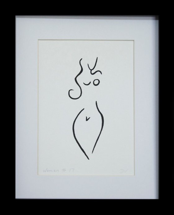 Women series line drawings - set of four #2