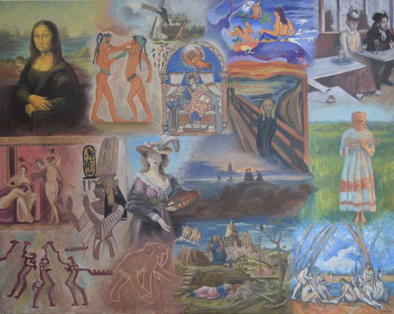 Glimpses of history of western painting from ancient times to 19 th century