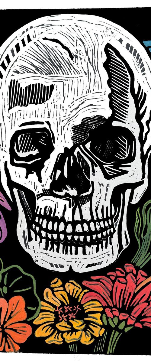 Skull Landscape by Laurel Macdonald