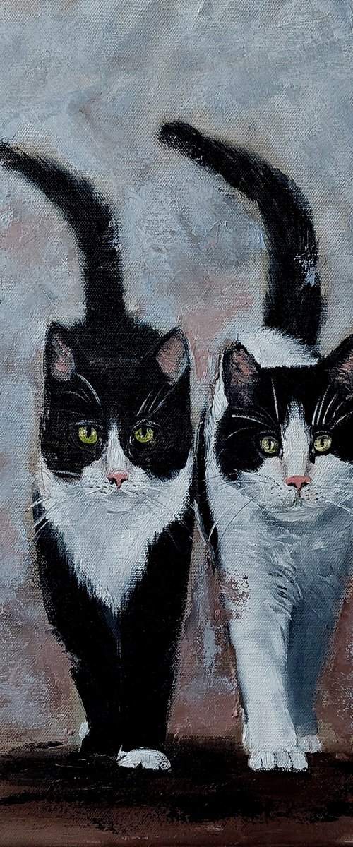 Duet of White and Black by Ira Whittaker