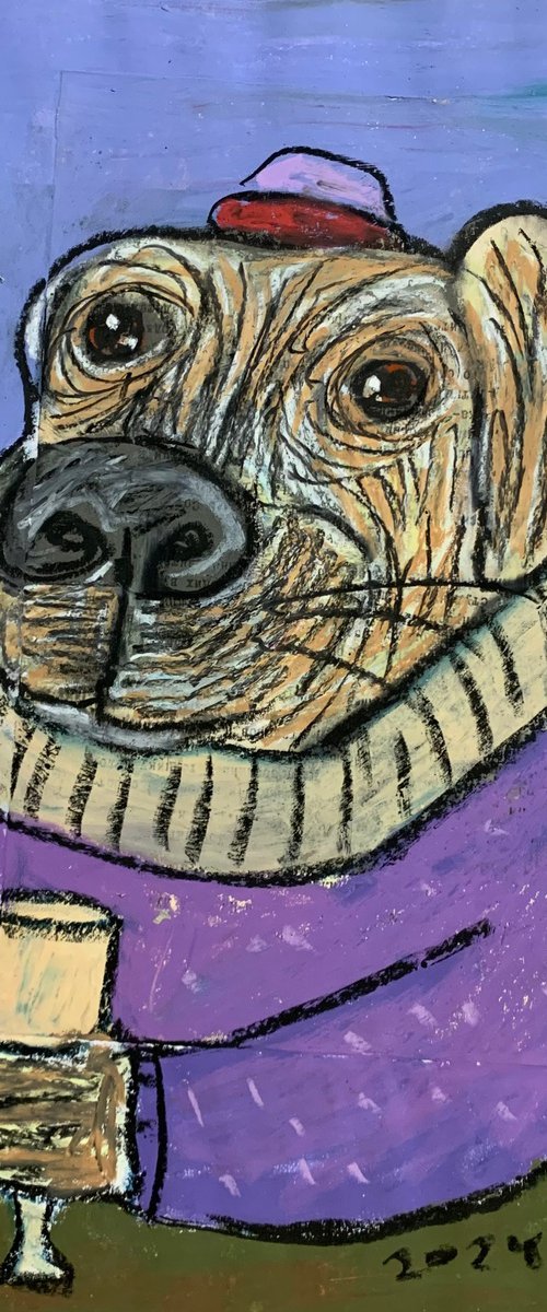 Drinking dog #127 by Pavel Kuragin