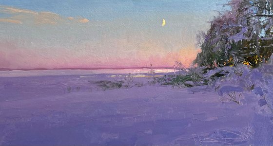 In the winter silence