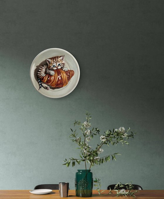 On a Croissant Plate