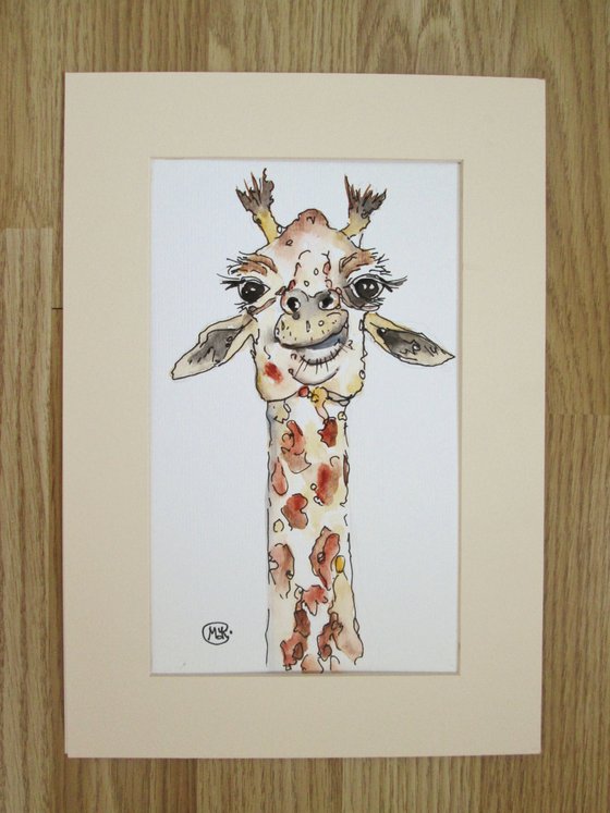 Funky Giraffe portrait