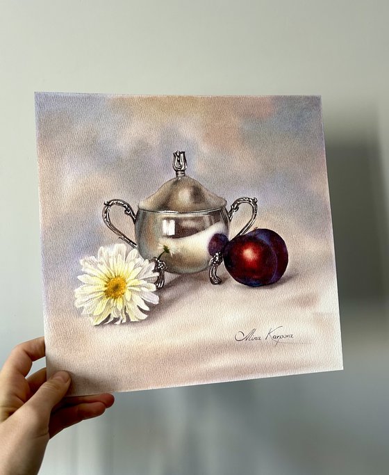 Plum and daisy