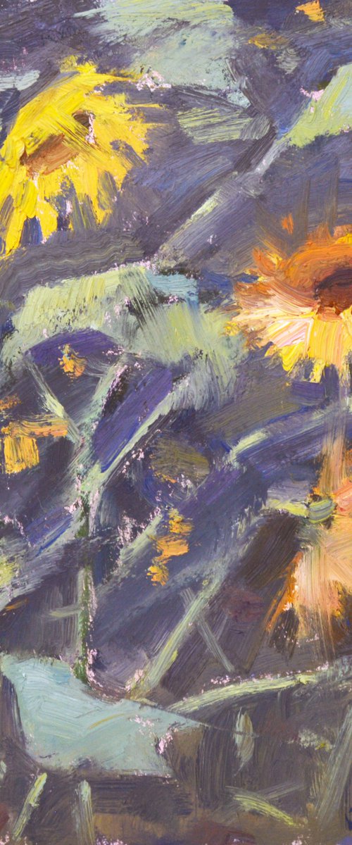Smoky Sunflowers by Kristina Sellers