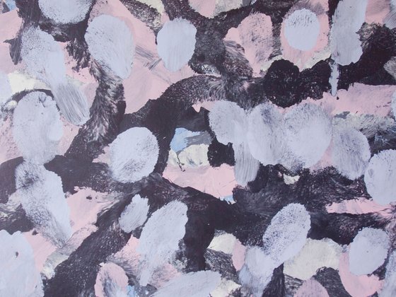 Spotty Pop Painting - 110 x 80 cm 06