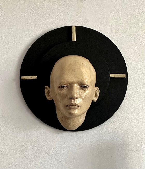 "Secular Halo" - Wall Ceramic Sculpture