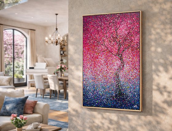 Softly, the Spring Speaks - framed