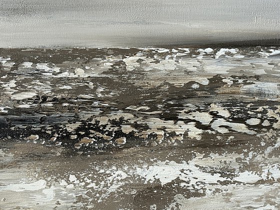 Monochrome Seascape in Grey