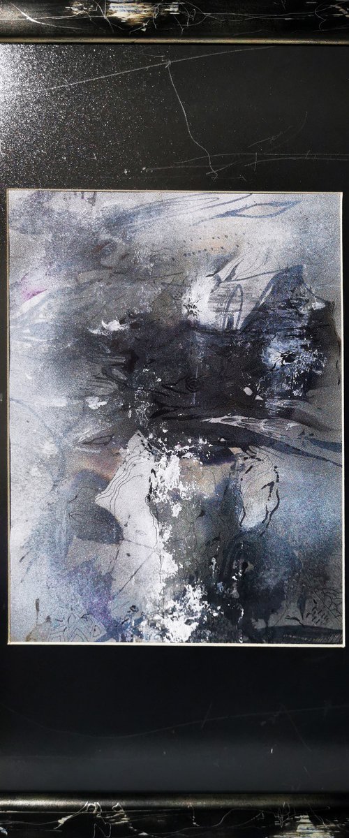 Framed enigmatic still life found beauty art of decontruction by O KLOSKA by Kloska Ovidiu