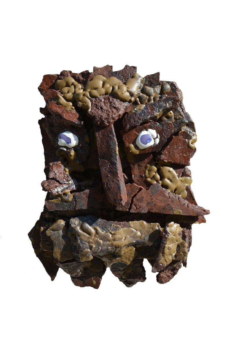 Expressive Portrait Relief By Ognyan Chitakov, 12 X 14", "Bombur", Original Artwork