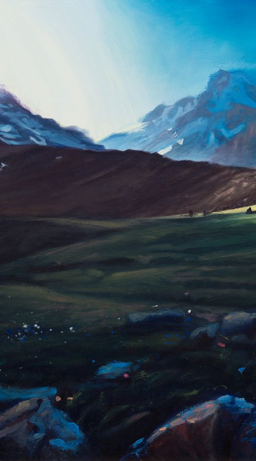 Kazbek III - High Meadows by Wojciech Pater