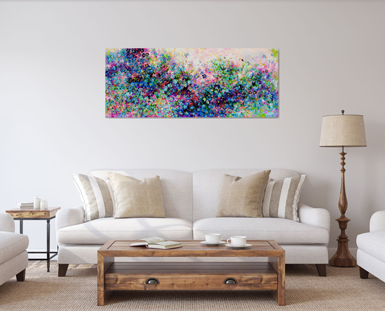 Sunrise Forget Me Not Myosotis Flower Field