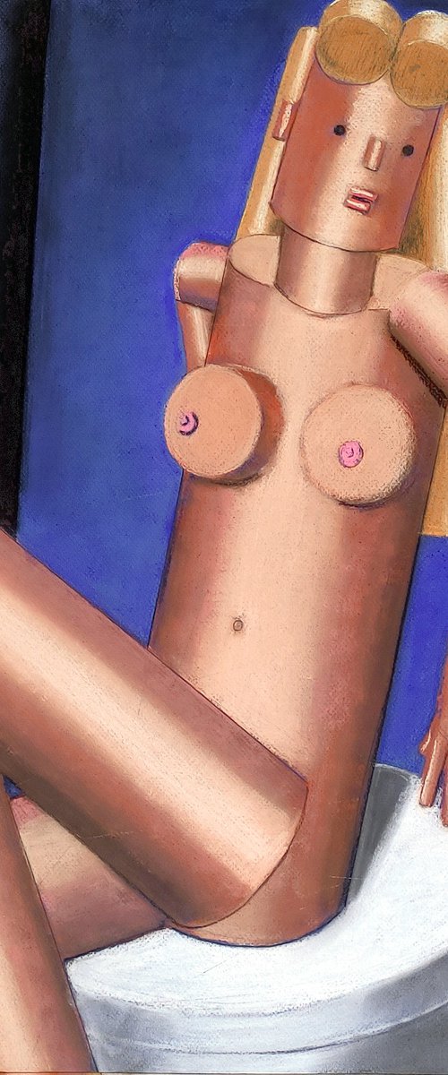 Cylindristic Female Nude by Andrea Vandoni