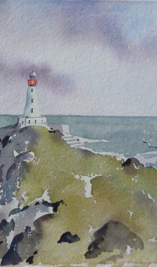 The Bailey Lighthouse by Maire Flanagan
