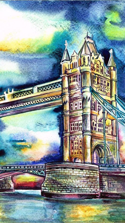 London Tower Bridge by Diana Aleksanian