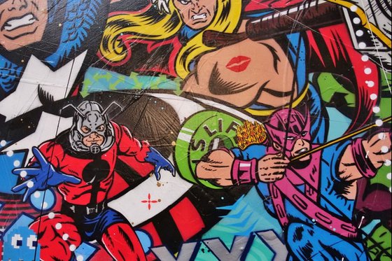 The Top 8 240cm x 100cm The Avengers Textured Urban Pop Art