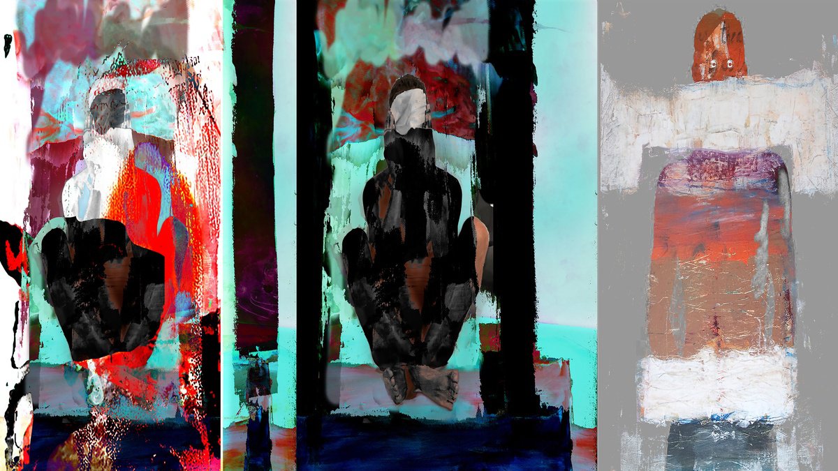 Expressive Photograph , Shame Ii Triptych By Geert Lemmers Fpa, 44 X 25, Artwork For Sale On Artfinder