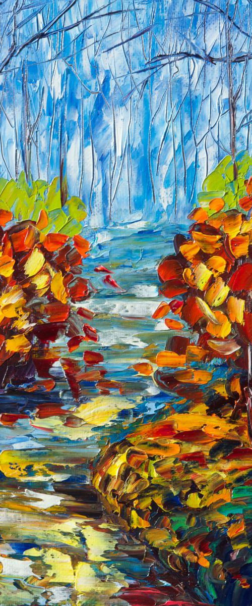 Misty Path by Lena Owens at OLena Art