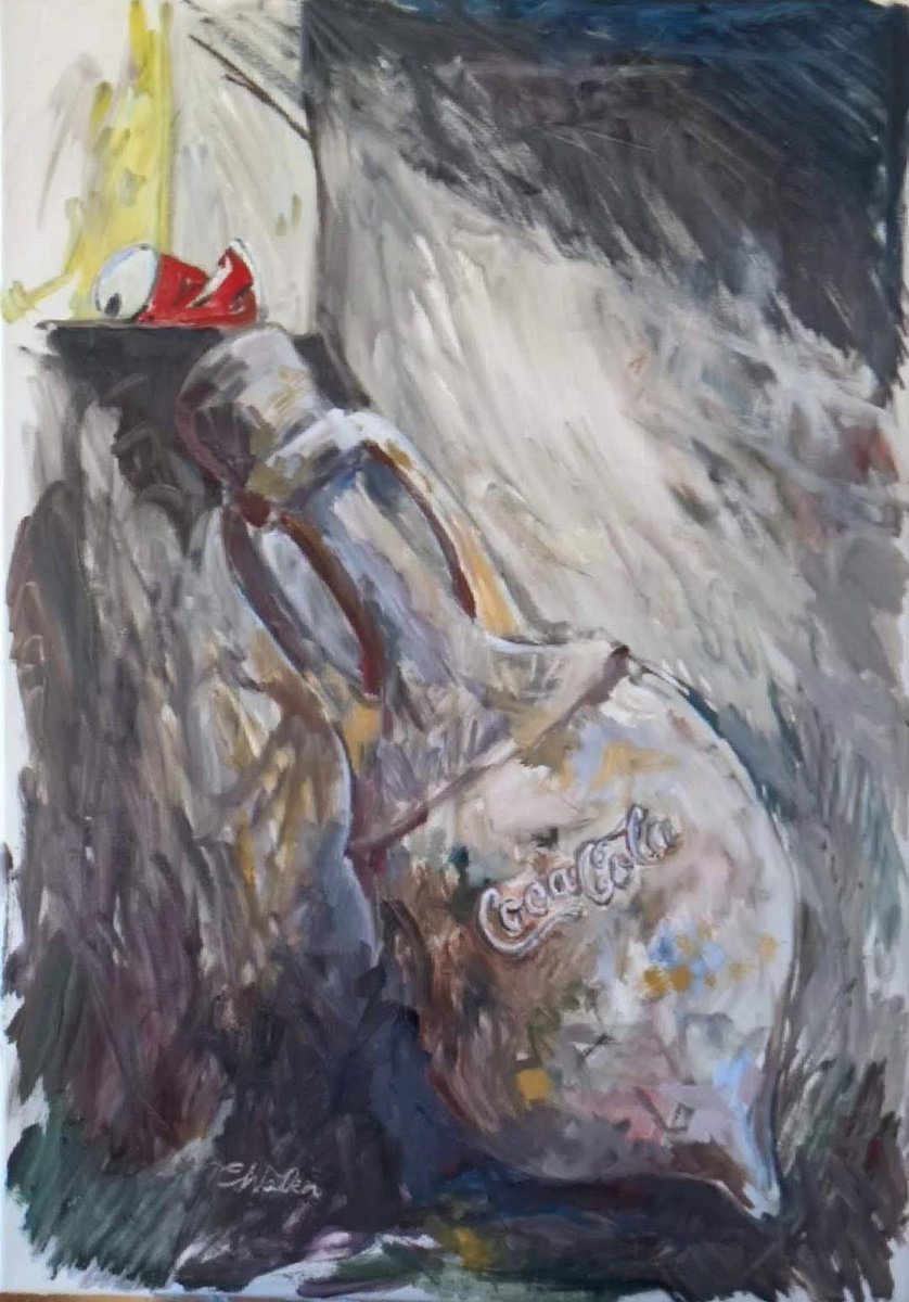 Still Life Oil Painting By Chris Walker, 20 X 28, The Classic, Original Artwork