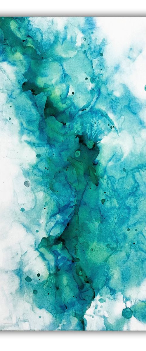 Abstract Ocean II by Carol Wood
