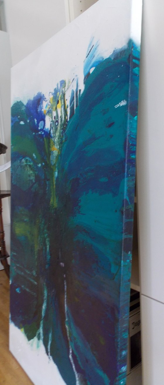 ABSTRACT BLUE SEASCAPE  1