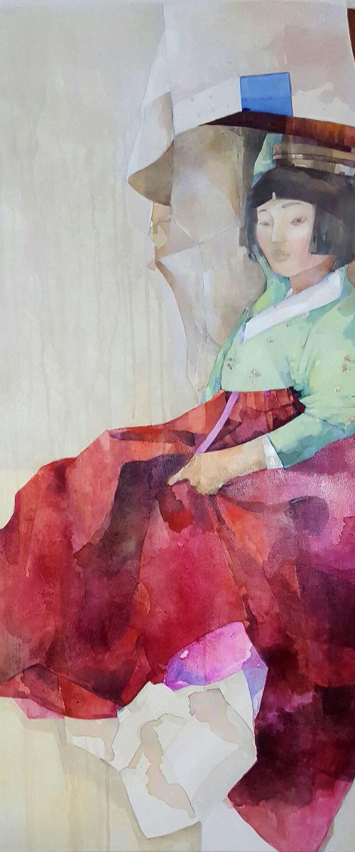 Faces| Red Maid by Yuliya  Martynova