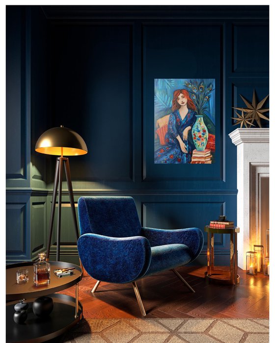 Blue reverie.