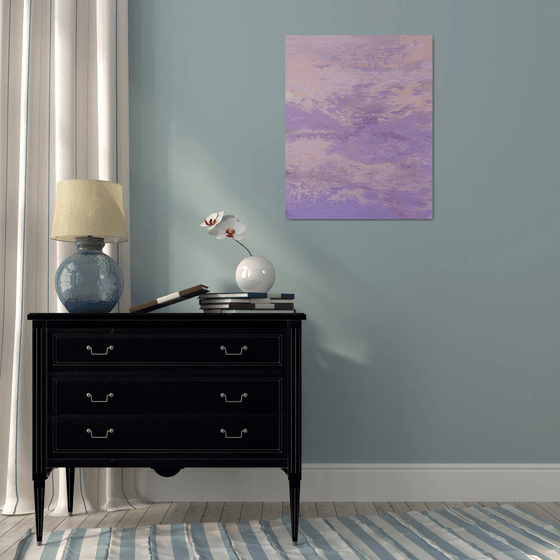 Lavender Swirl - Colorful Modern Abstract