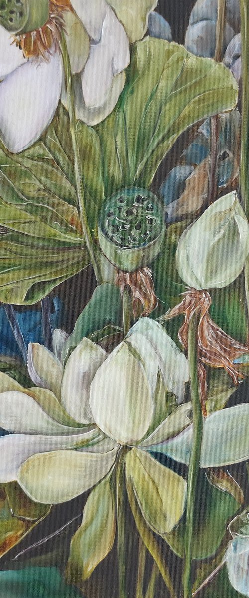 Marsh Water Lili by Olga Van Dine
