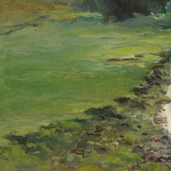 Cloudy sunrise on the river