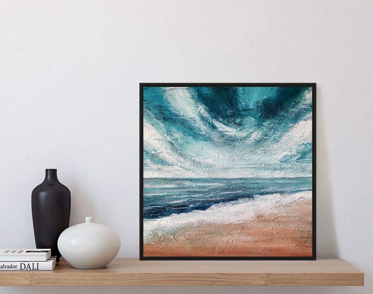 Calmness By Alexandra Petropoulou, 16 X 16, Artwork For Sale On Artfinder