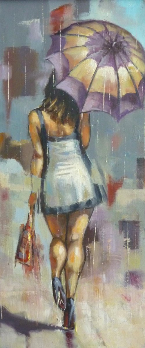 Unexpected Shower by Martin J Leighton