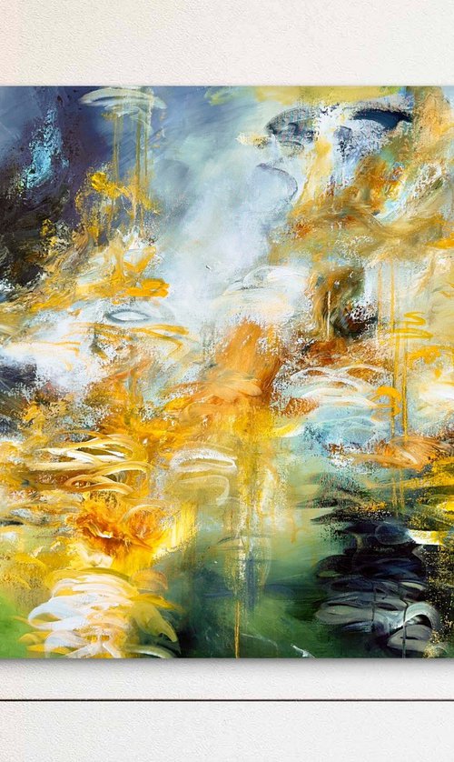 Golden Lilies of the Cenote by Andrada Anghel