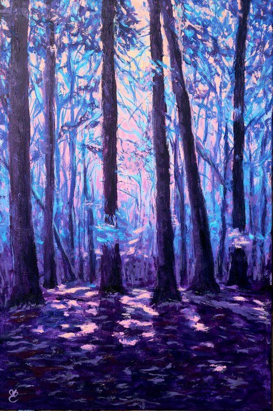 Purple forest