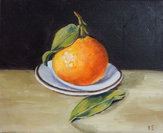 Tangerine(3). Still life.