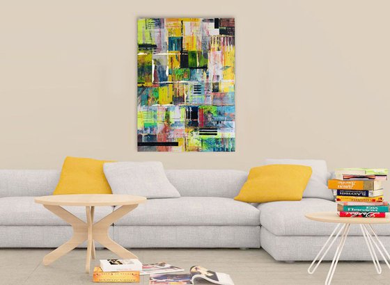 'Fragile Illusion' Abstract Painting