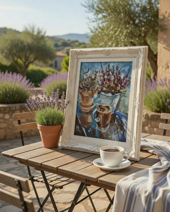 " COFFEE GREETINGS FROM THE GARDEN "
