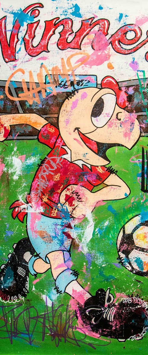 The Winner ft Condorito by Carlos Pun Art