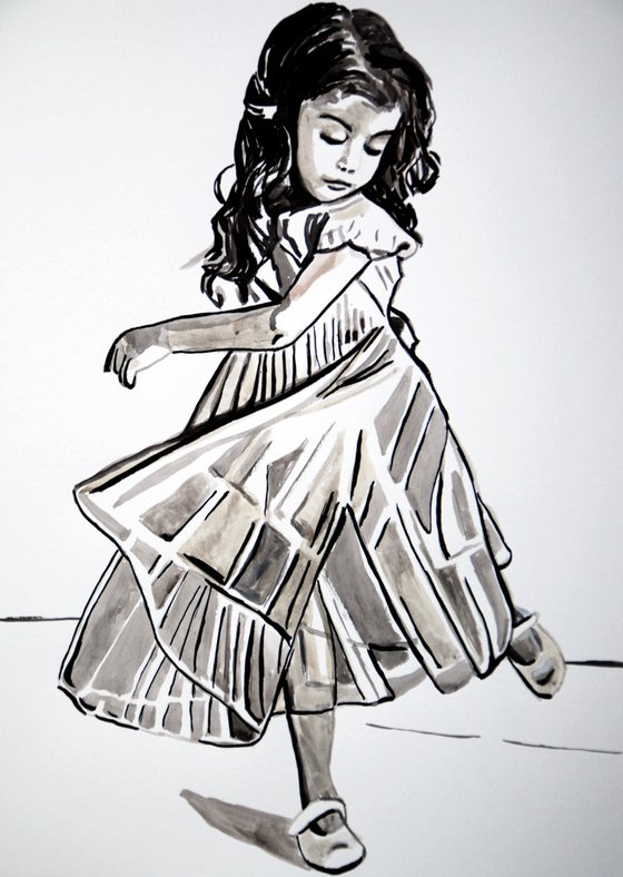 Little Ballerina / 49.8 x 35.8 cm