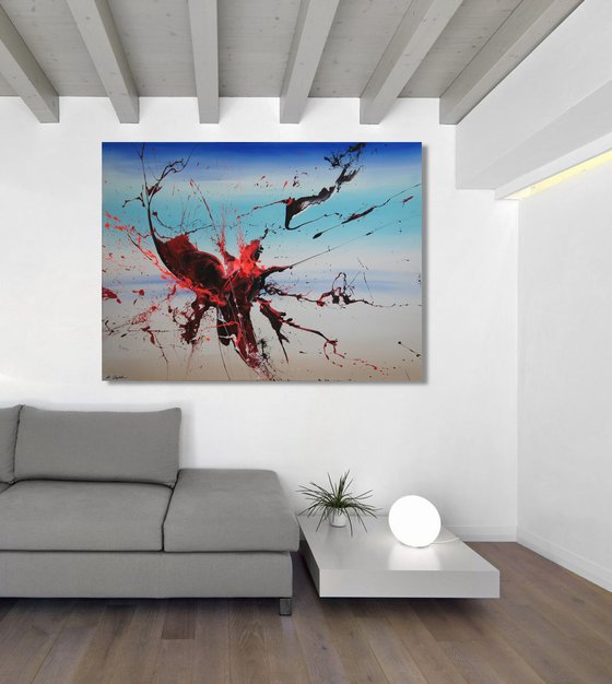 Artist's Beach I (Spirits Of Skies 108029) - 120 x 90 cm - XXL (48 x 36 inches)