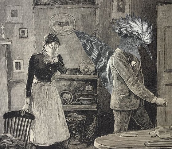 He Left ......  taking with him his fowl passions