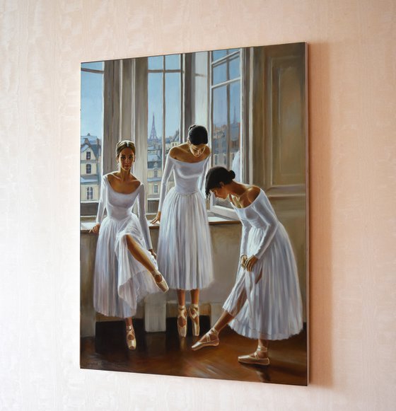 Au studio de danse
