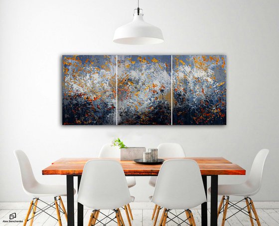 150x75cm. / abstract painting / Abstract 1142