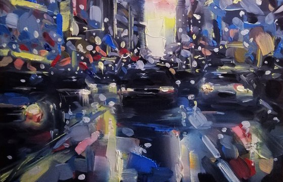 "New York lights"by Artem Grunyka