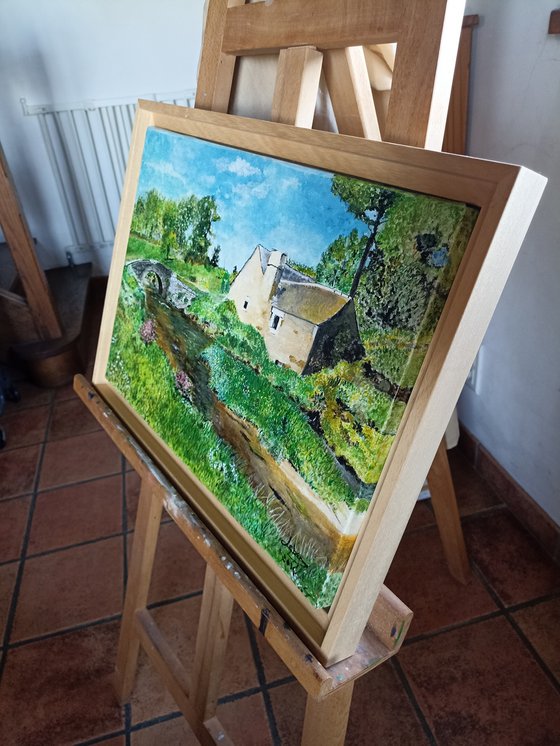 Little house and a River