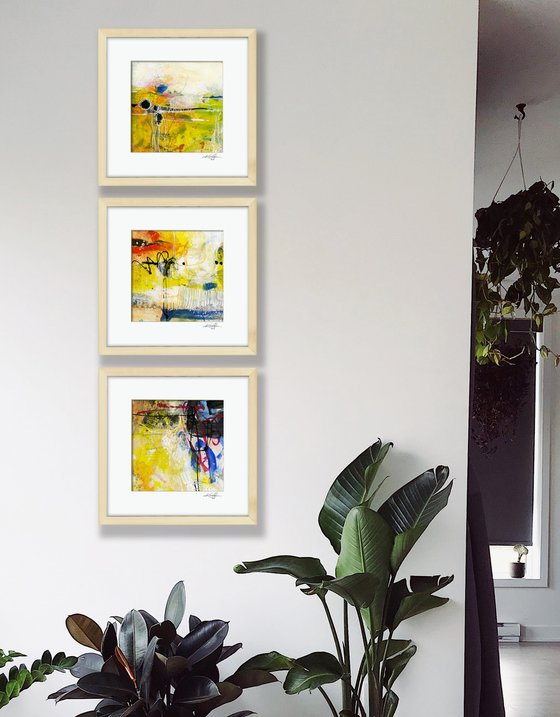 Luminous Joy Collection 2 - 3 Framed Paintings