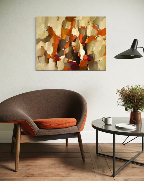 FLAVOR IMPRESSIONS/Abstract oil painting